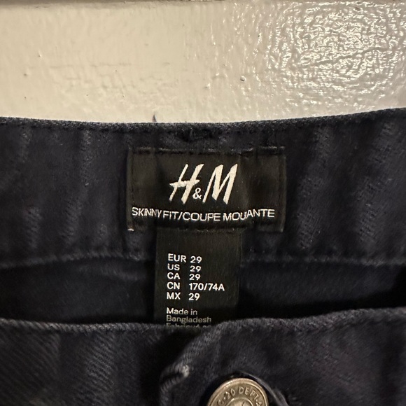 H&M Men’s Pants - Navy Skinny - Picture 4 of 4